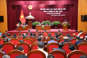 Khai mạc kỳ họp thứ 24 HĐND thành phố khóa II, nhiệm kỳ 2021-2026