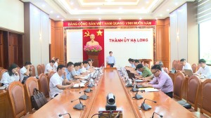 Thường trực Thành ủy Giao ban công tác tuần từ ngày 12/8 – 18/8/2024