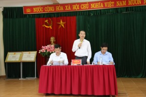 Đối thoại, vận động GPMB đường đấu nối TL 342 với đường QL 279 qua trung tâm xã Sơn Dương