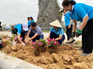 Phường Hồng Hải: Trồng hoa, chỉnh trang hồ Hải Thịnh